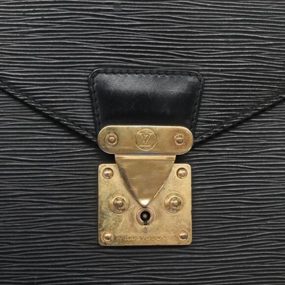 LOUIS VUITTON Epi Serviette Conseiller Business Bag Black - Picture 13 of 16